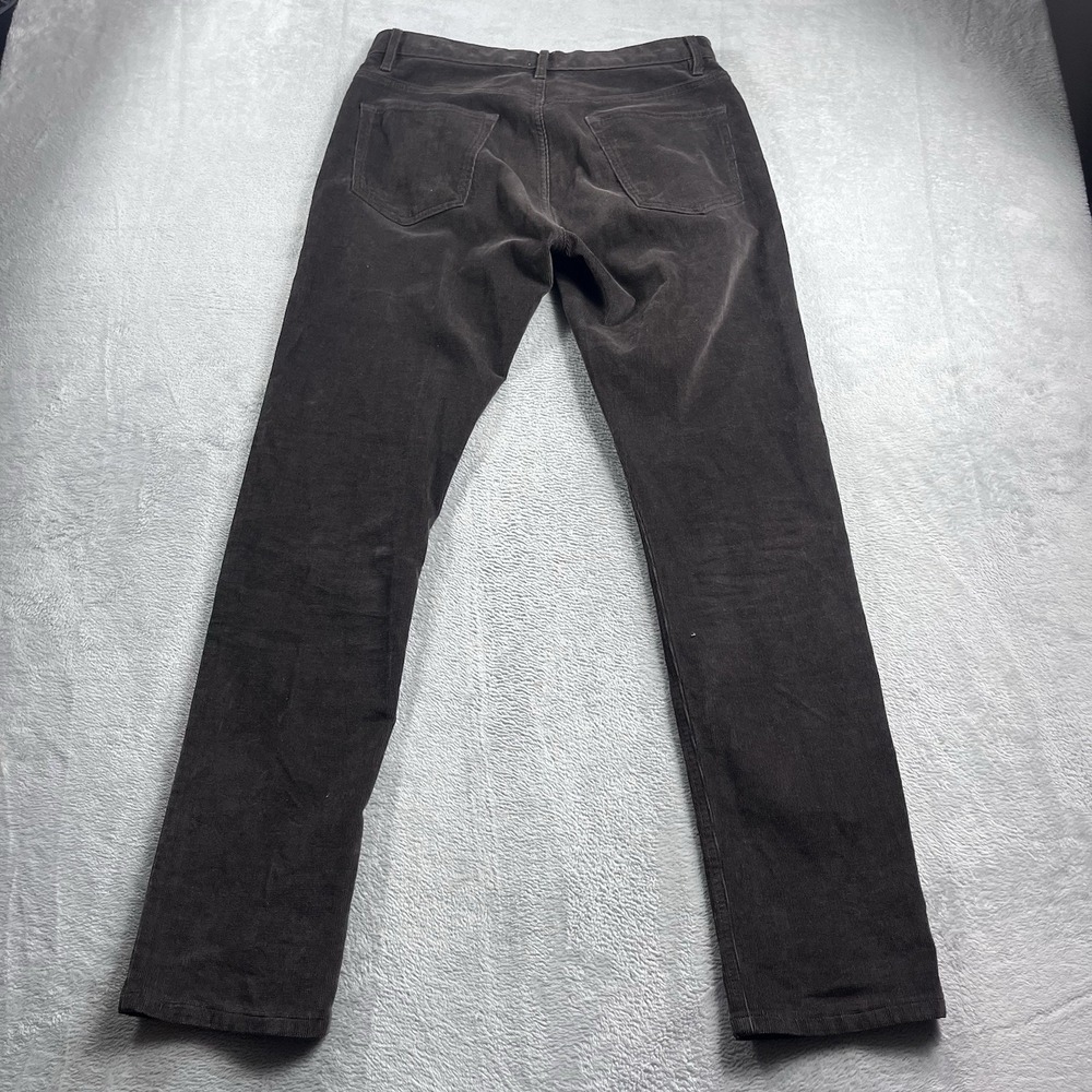 Flint And Tinder Corduroy Pants Slim Fit Dark Brown Stretch Comfort Mens 30x32 - Picture 10 of 12
